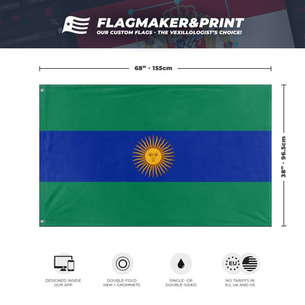 South Argentina flag (Flag Mashup Bot) For Discount - Image 3