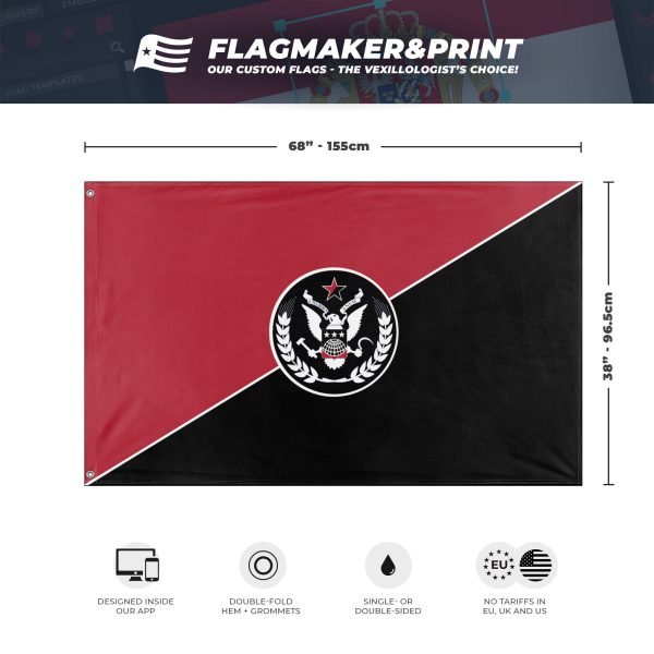 American Syndicalism (4) flag (synicate) Sale - Image 3