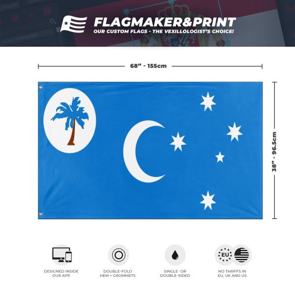 Keeling Islands Honduras flag (Flag Mashup Bot) For Discount - Image 3