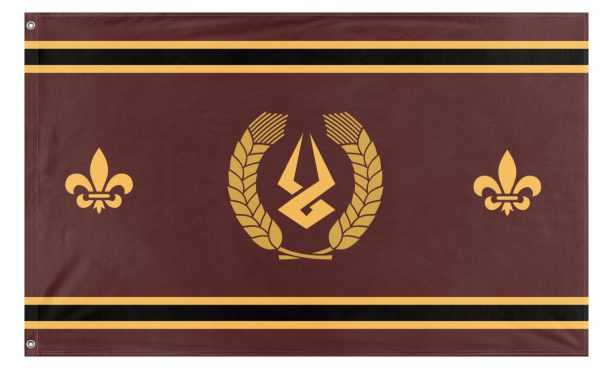 the elder imperium flag (snow) Online Sale