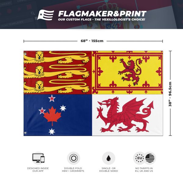 Royal Realms flag (Anglo-Celtic Company) Online Sale - Image 3