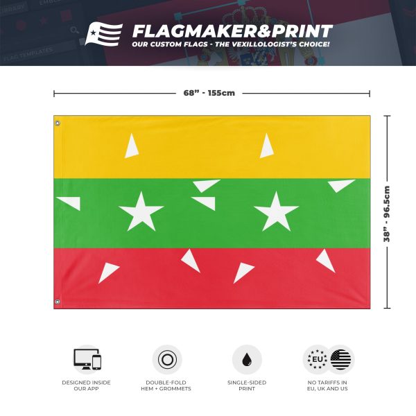 Syrian Arab Myanmar flag (Flag Mashup Bot) Online now - Image 3