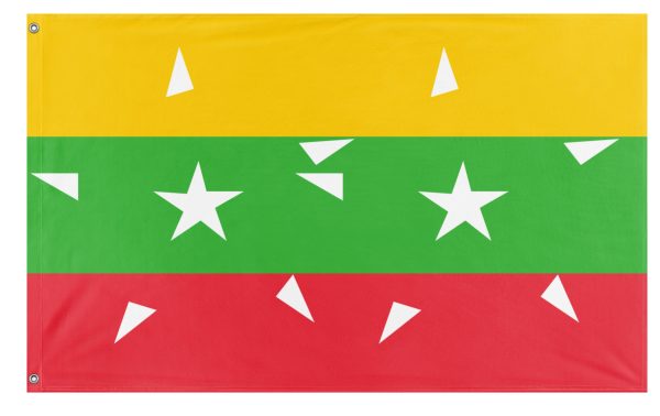 Syrian Arab Myanmar flag (Flag Mashup Bot) Online now