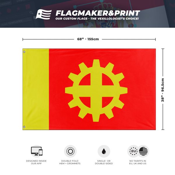 the national christian syndicate flag (judah mcgriff) For Sale - Image 3