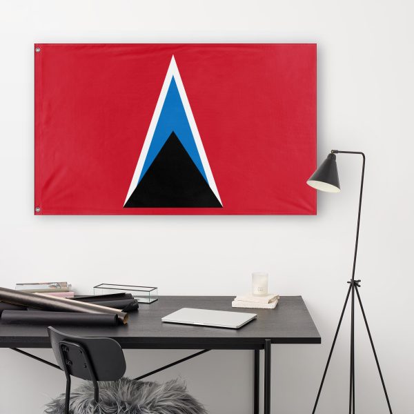 Antigua and Lucia flag (Flag Mashup Bot) For Sale - Image 2