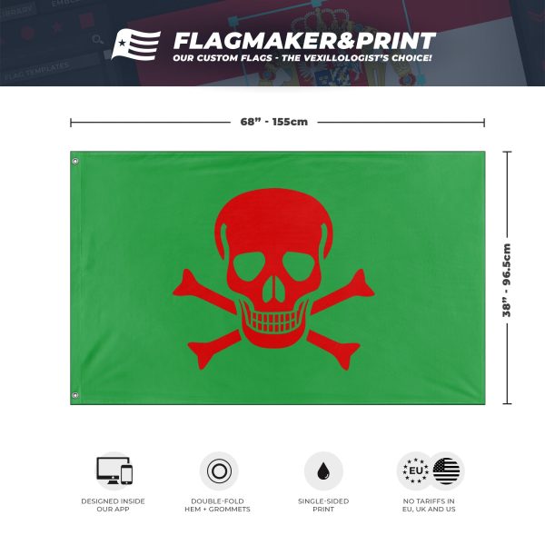 Imperial State of Pirate flag (Flag Mashup Bot) For Sale - Image 3