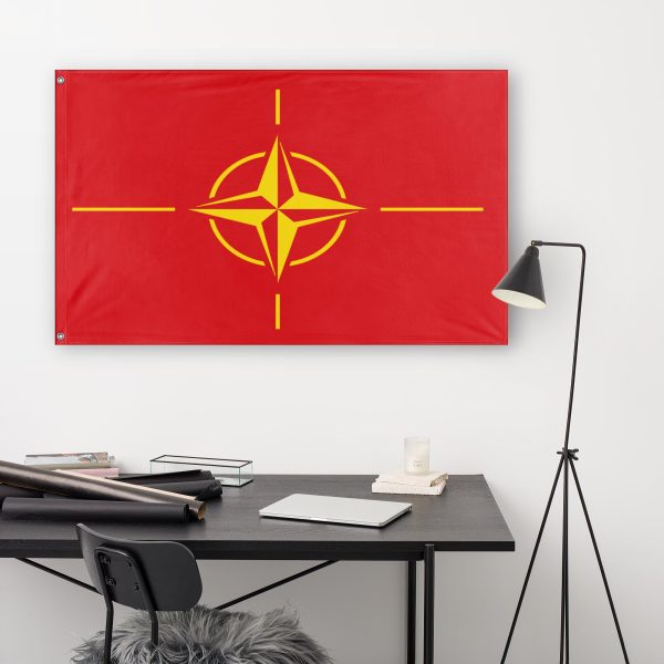 North Atlantic Treaty Spain flag (Flag Mashup Bot) Fashion - Image 2