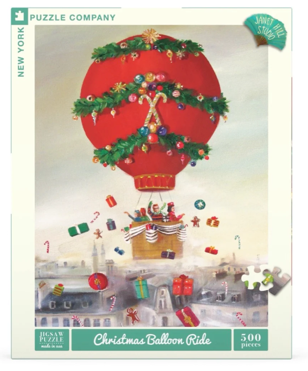 500pc Christmas Balloon Ride Puzzle For Cheap - Image 2