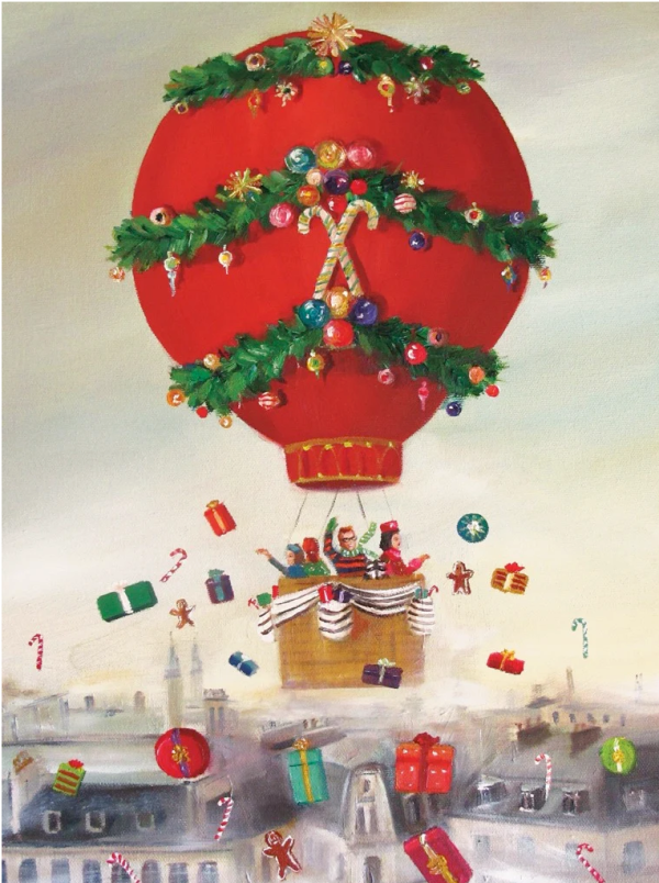 500pc Christmas Balloon Ride Puzzle For Cheap - Image 3
